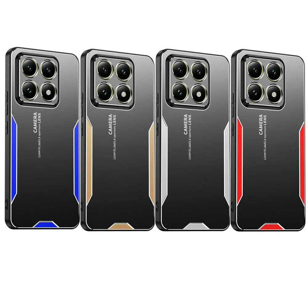 Роскошный чехол для Xiaomi Mi 14T Pro Mi14T лазерная резьба металлический ударопрочный