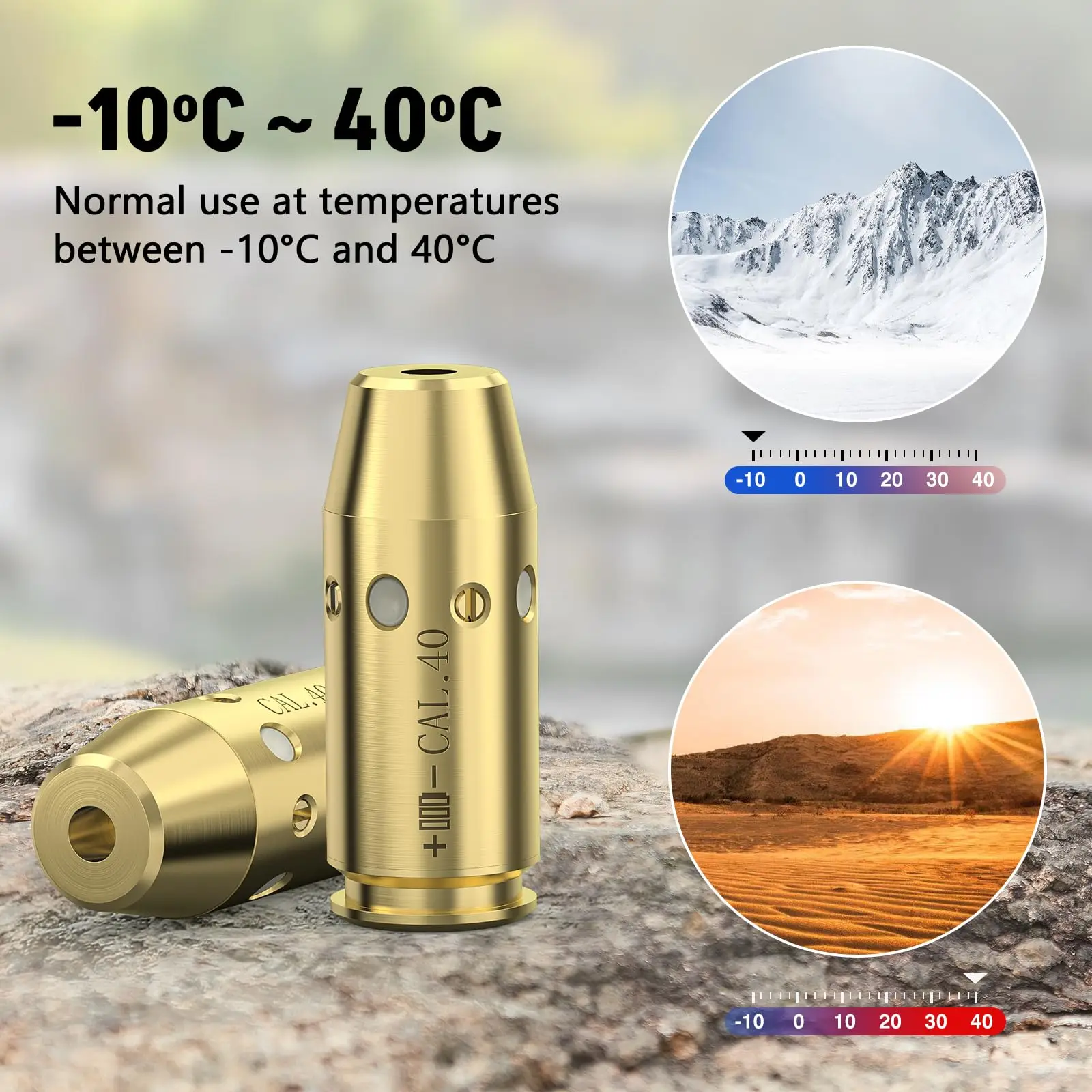 Фото MidTen Red Bore Sight Laser .40 Red Laser Boresighter Zeroing Rifle Bore Sight Laser с 6 батареями №2