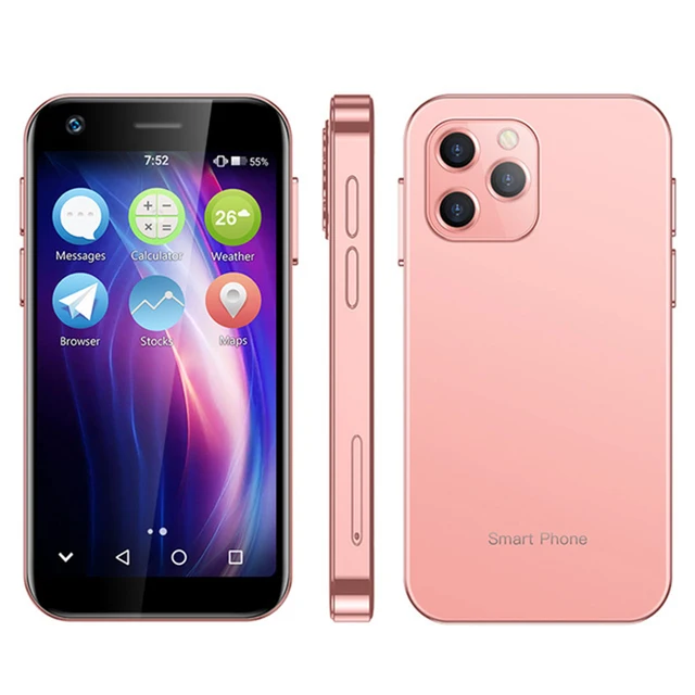 SOYES XS12 Mini 4G Smartphone Android 10 Dual Sim Octa Core 13MP Camera WIFI Bluetooth FM Hotspot GPS 3.0 Inch Little Cellphone 2