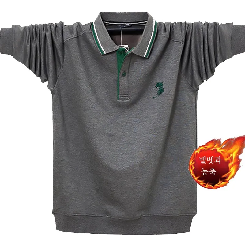 Европейская и американская простая утолщенная мужская одежда больших размеров