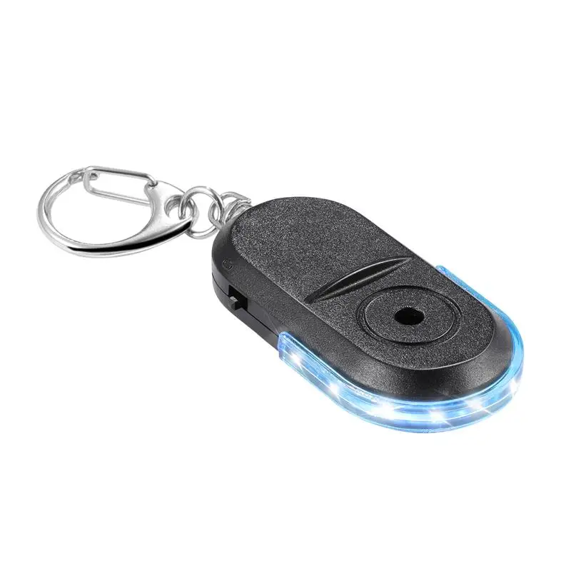 

BESTOMZ Anti-Lost Whistle Key Locator Sound Control Keychain Finder with Beeping LED (Blue)