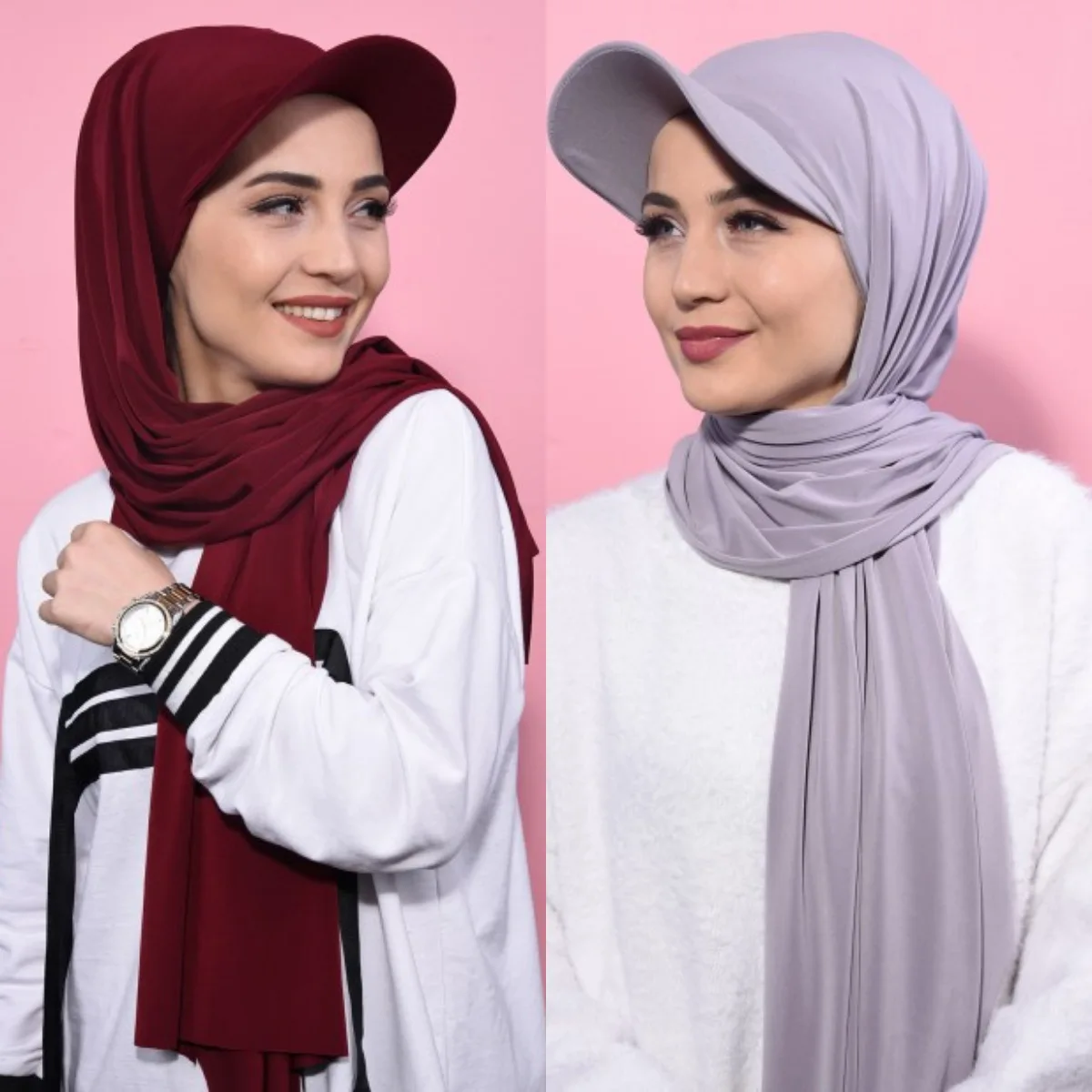 Malaysia Women Hat Sport Hijab Instant Turban Islamic Muslim Shawl Headwrap Scarf Breathable Abaya Khimar Turkish Undercap