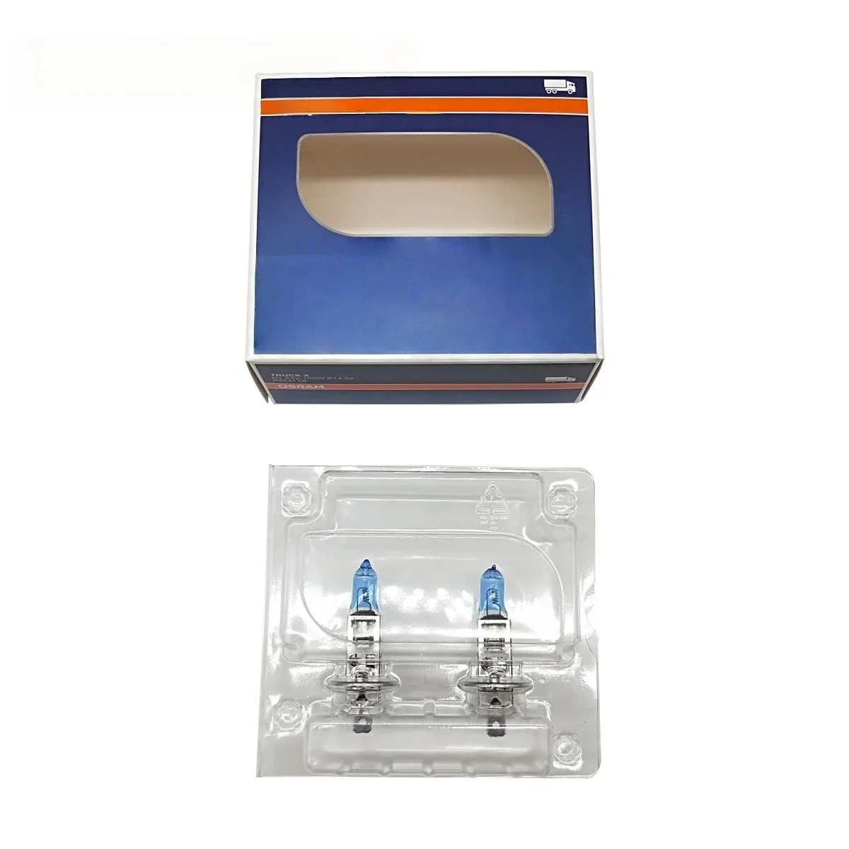 Фото Запасные части для грузовиков Volvo VOE 992516-0, лампа OSRAM H1 24V 100W 4000K, 2 шт. в одной коробке №1