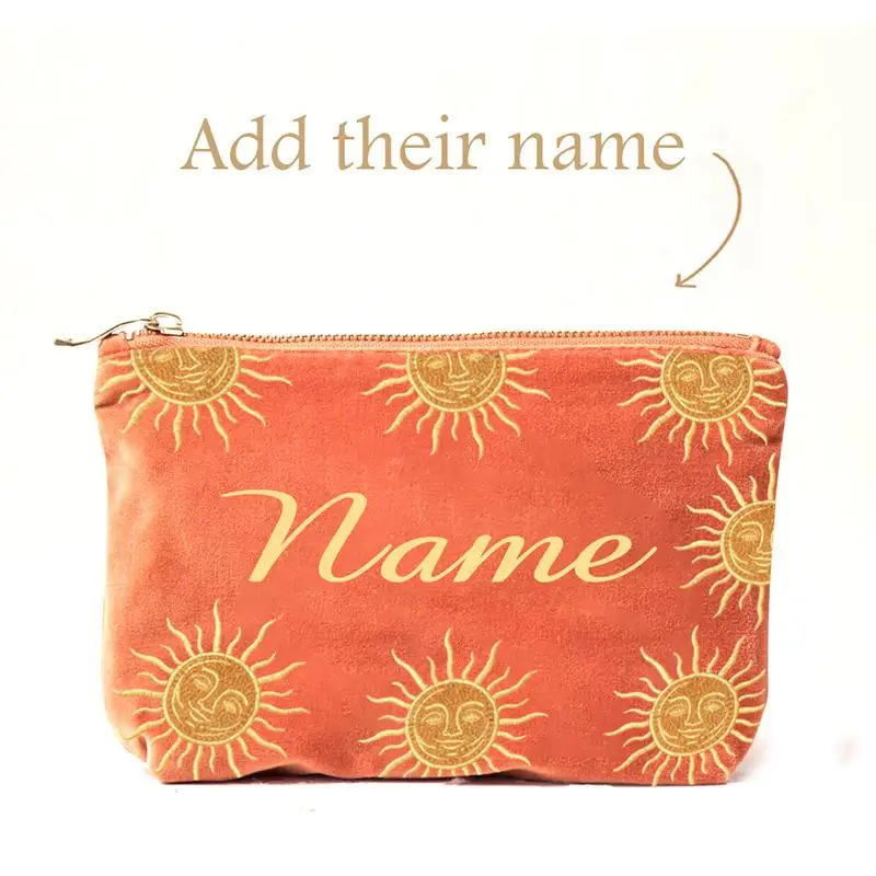 

Настраиваемая бархатная сумка для хранения orangeinidea