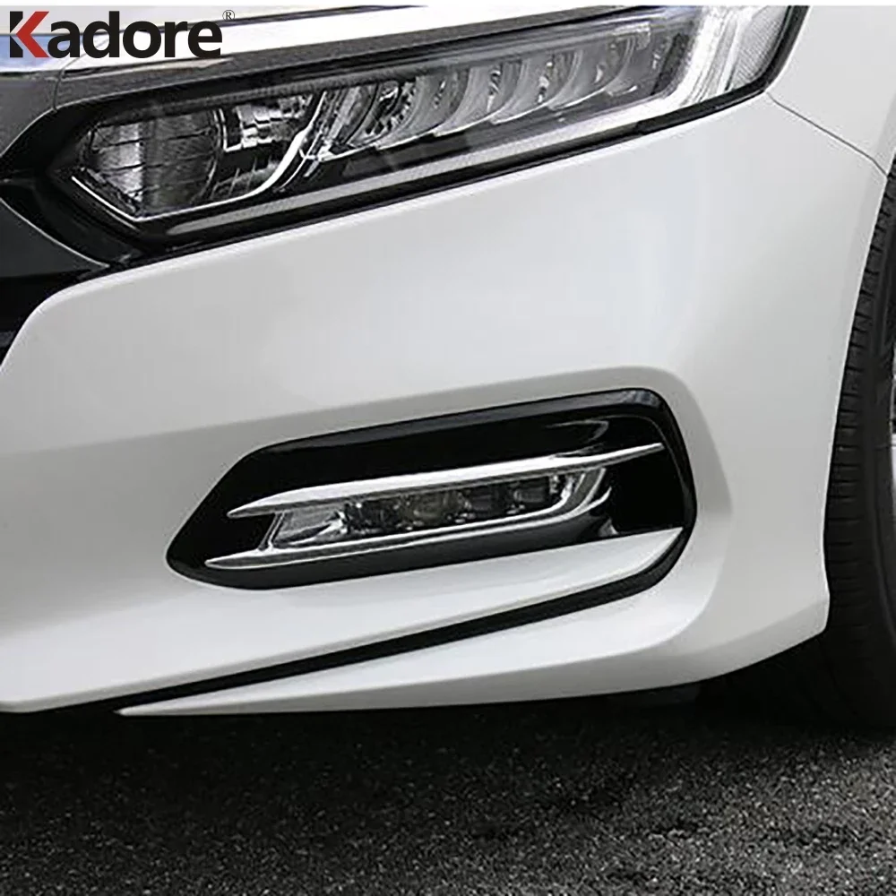 Для Honda Accord 2018 2019 2020 ABS хромированный передний противотуманный фонарь