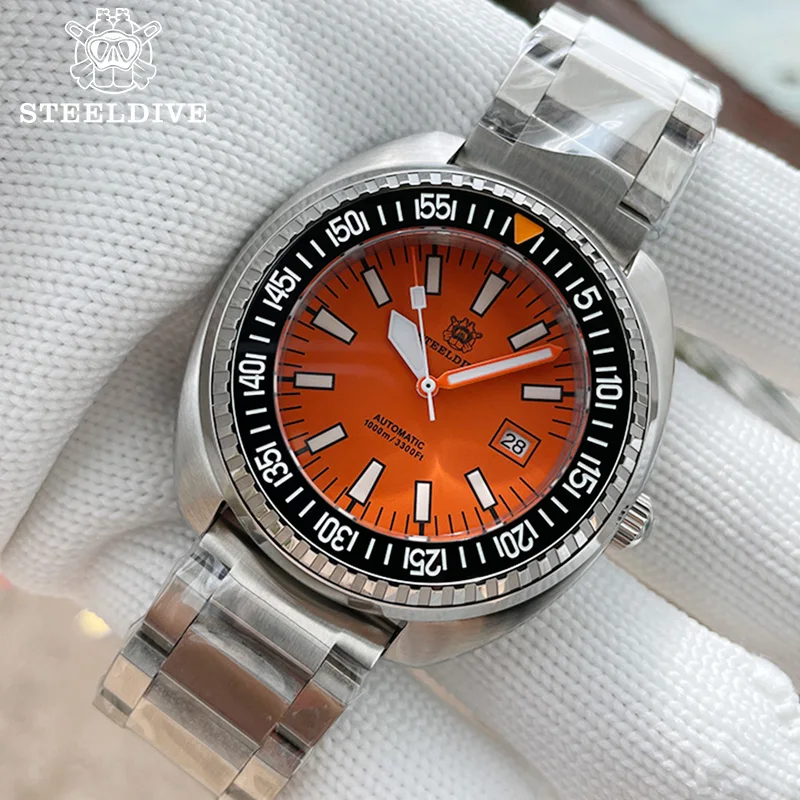 

STEELDIVE Men M4 Mechanical Watch Ceramic Bezel 1000M Waterproof NH35 Automatic Mechanical Dive Wristwatch For Men Swiss Luminou