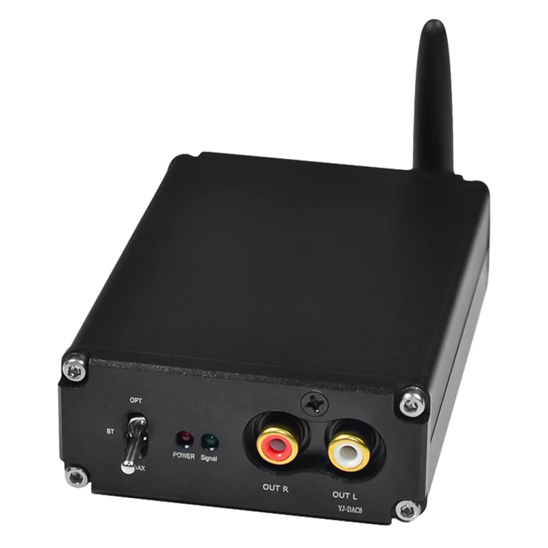 

CSR8675+ES9038 APTX HD Bluetooth Decoder DAC Bluetooth 5.0 Receiver Coaxial Fiber RCA Output JRC5532 Decoding