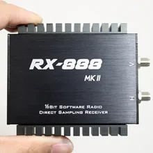 Latest RX888 Plus RX-888 MKII SDR Radio Receiver SDR Ham Radio Receiver LTC2208 16Bit ADC Direct Sampling R828D 3.0.5ppm VCXO