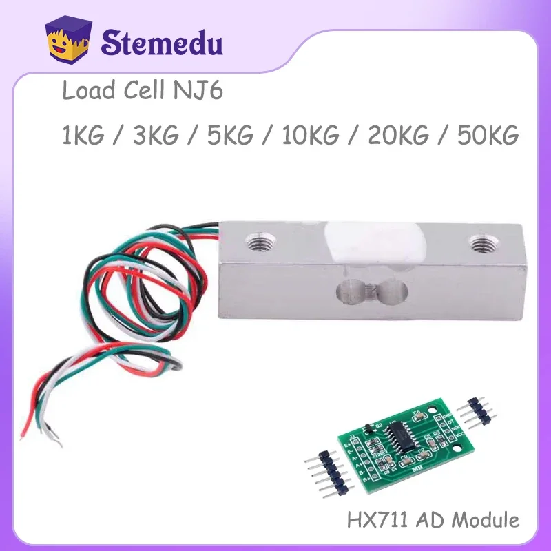 Цифровой датчик веса ячейки нагрузки 1 3 5 10 20 50 кг HX711 Модуль электронные весы