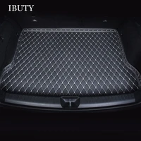 car trunk mat for geely geometry c 2022 2021 2020 auto rear trunk single bottom cargo interior liner anti dirty carpet cover pad