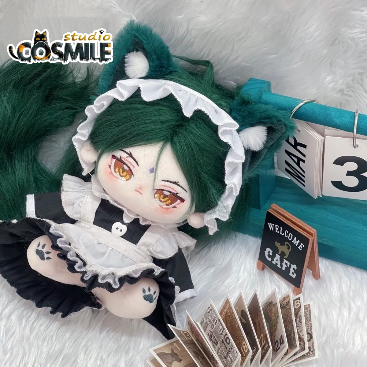 

Genshin Impact Cat Ears Xiao Yasha Cute Stuffed Plushie 20cm Plush Doll Body Clothes Costume Toy Sa PDD Apr