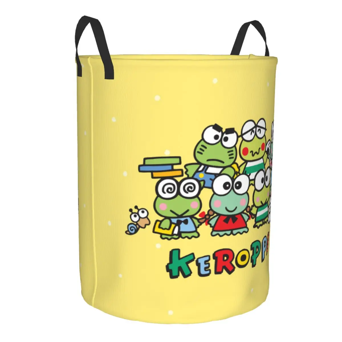 Симпатичная мультяшная корзина для белья Keroppi на заказ складная с большими
