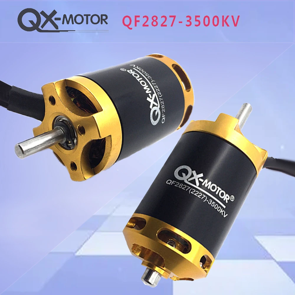 

Новый бесщеточный двигатель QX QF2827 3800kv 3500KV 2300kv 2600kv 1800kv для 70mm EDF