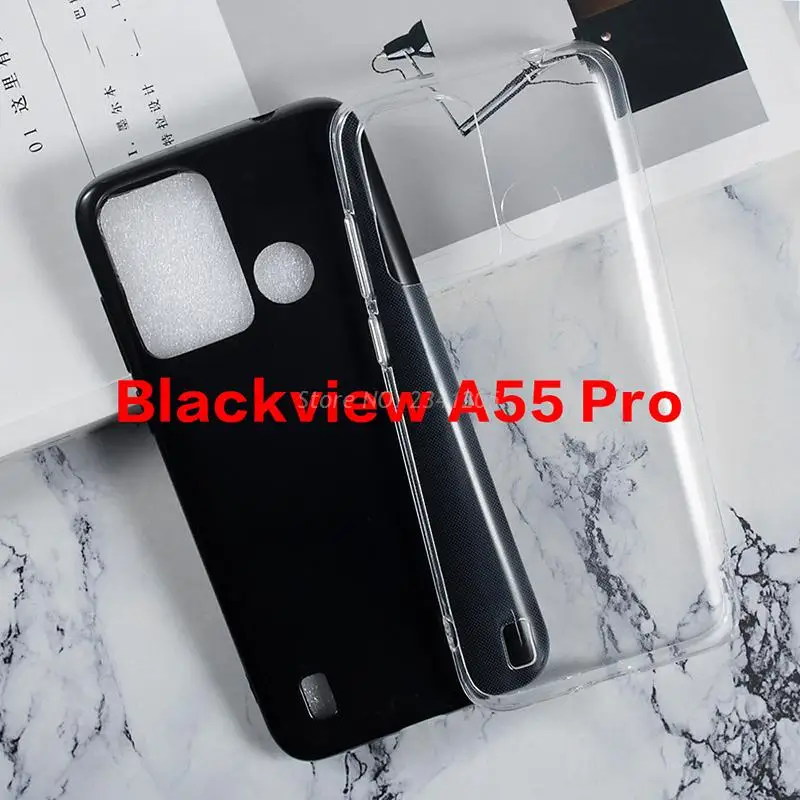 

A55 Pro Blackview Anti-knock Soft Black TPU Phone Case For Blackview A55 Pro Transparent Phone Case For Blackview A55 Pro Cover