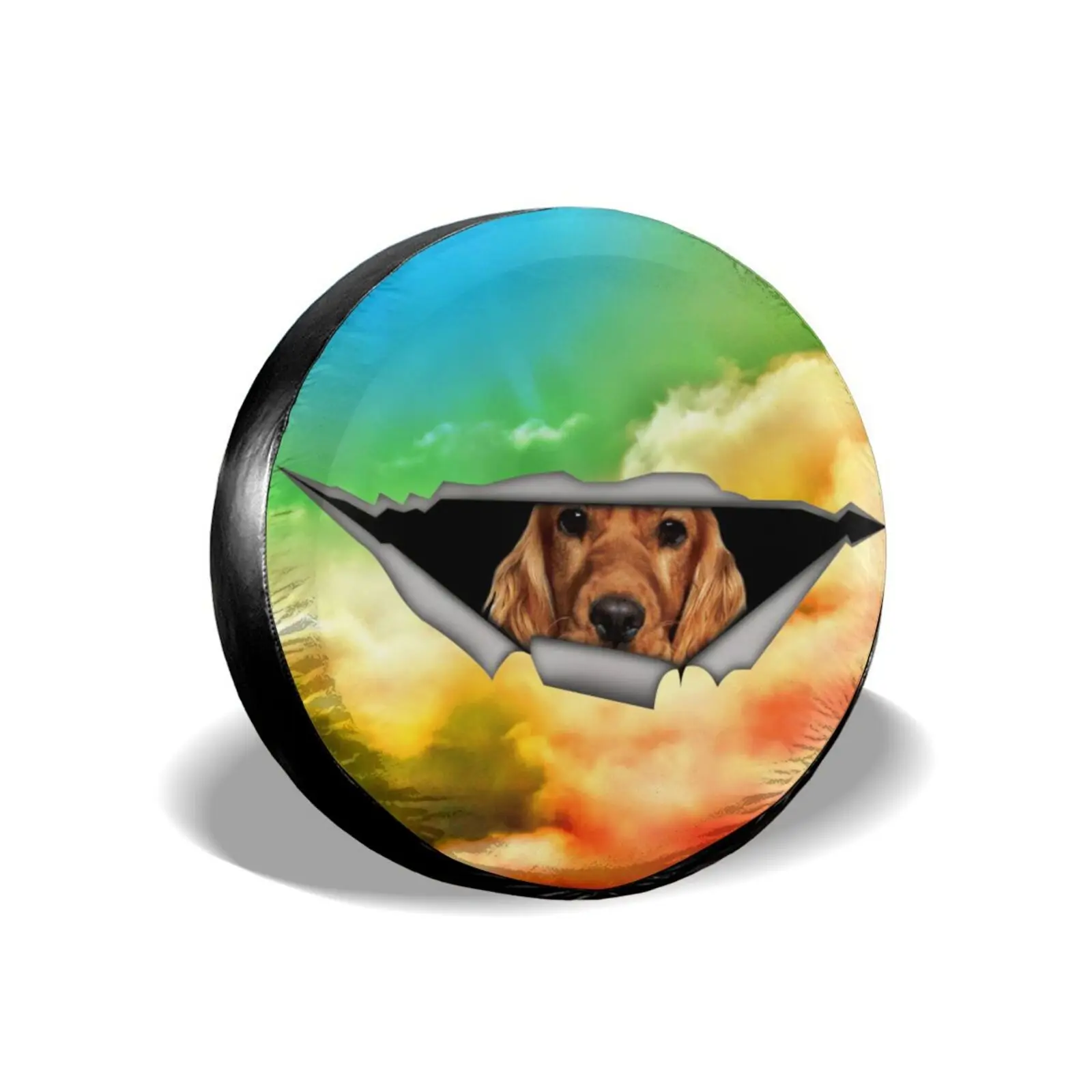 

Compass Tire Cover Universal Spare Wheel Tire Cover Wheel Covers for Trailer RV SUV Truck Camper Travel Trailer Accessories