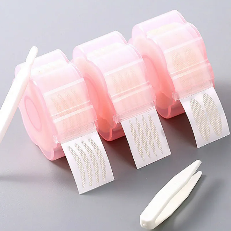 

360Pcs/box Big Eyes Makeup Eyelid Sticker Double Eyelid Tape Fold Self Adhesive Stickers S/L Makeup Clear Beige Invisible Tool
