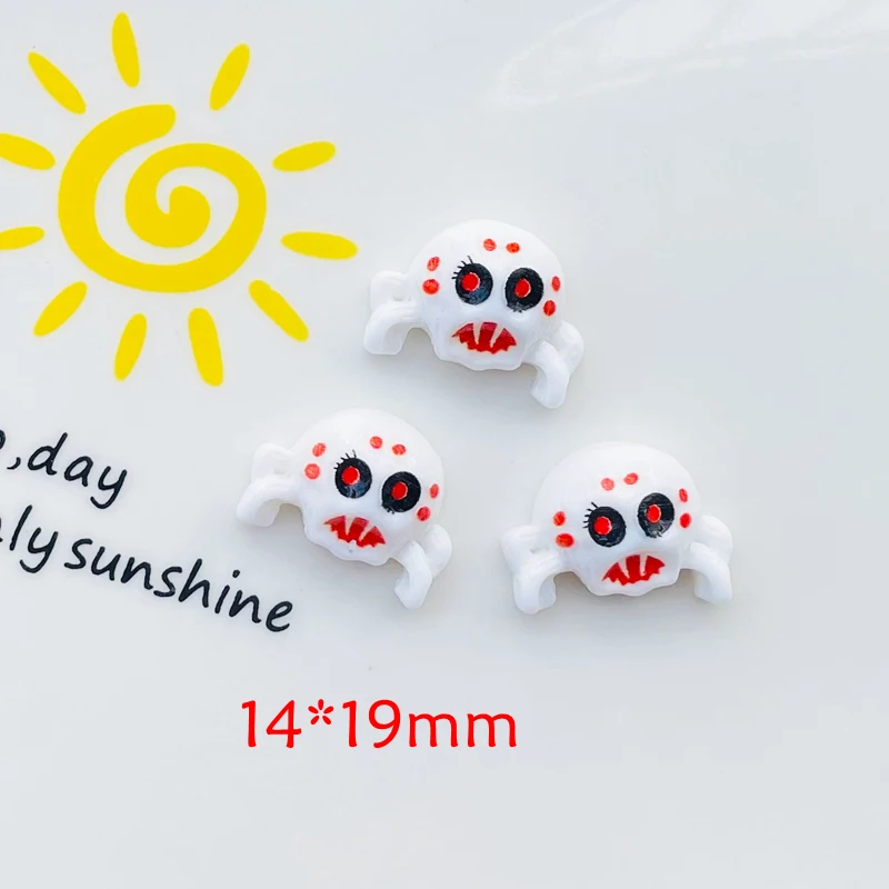 30 шт. новые кавайные забавные мини-кабошоны из смолы с плоской задней