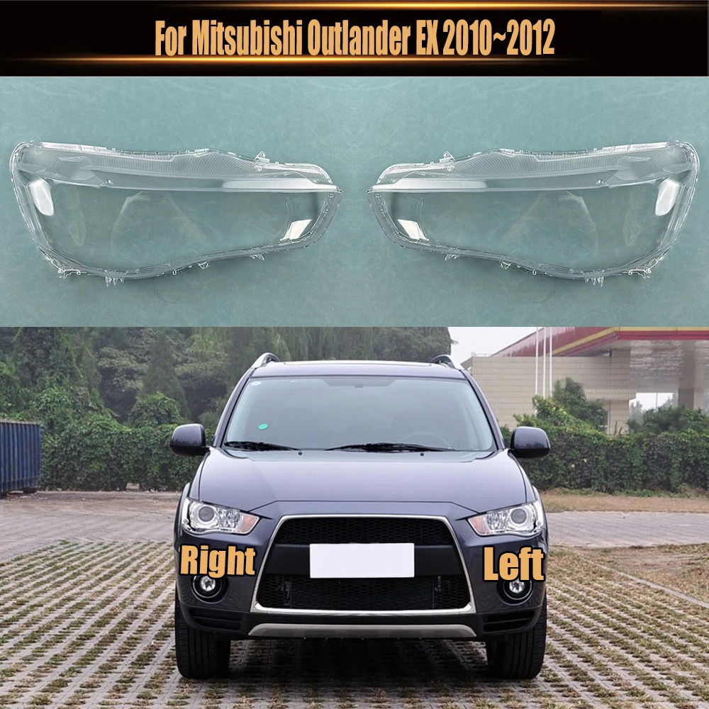 Автомобильные аксессуары для Mitsubishi Outlander EX 2010 ~ 2012 накладка на фару прозрачный
