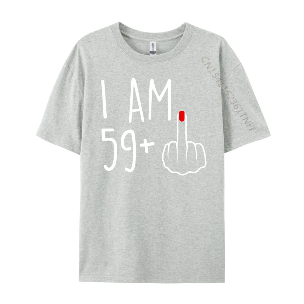 I Am 59 Plus 1 средний палец на 60-й день рождения для женщин и мужчин роскошная футболка