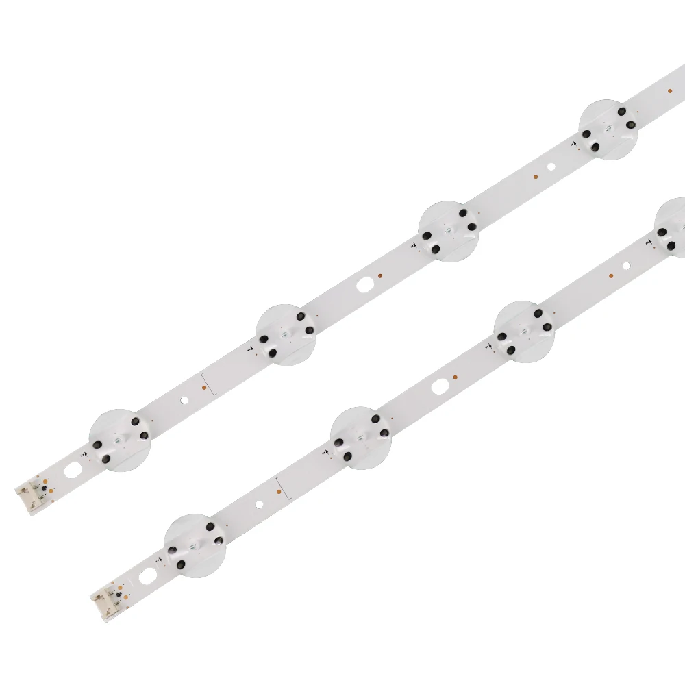 

New 2 PCS 10LED LED backlight strip for LG 43UJ670V 43UJ651V 43LV340C-UB 43LJ610V V17 43 ART3 2867 43uj6525 43uj6565 agf78709801