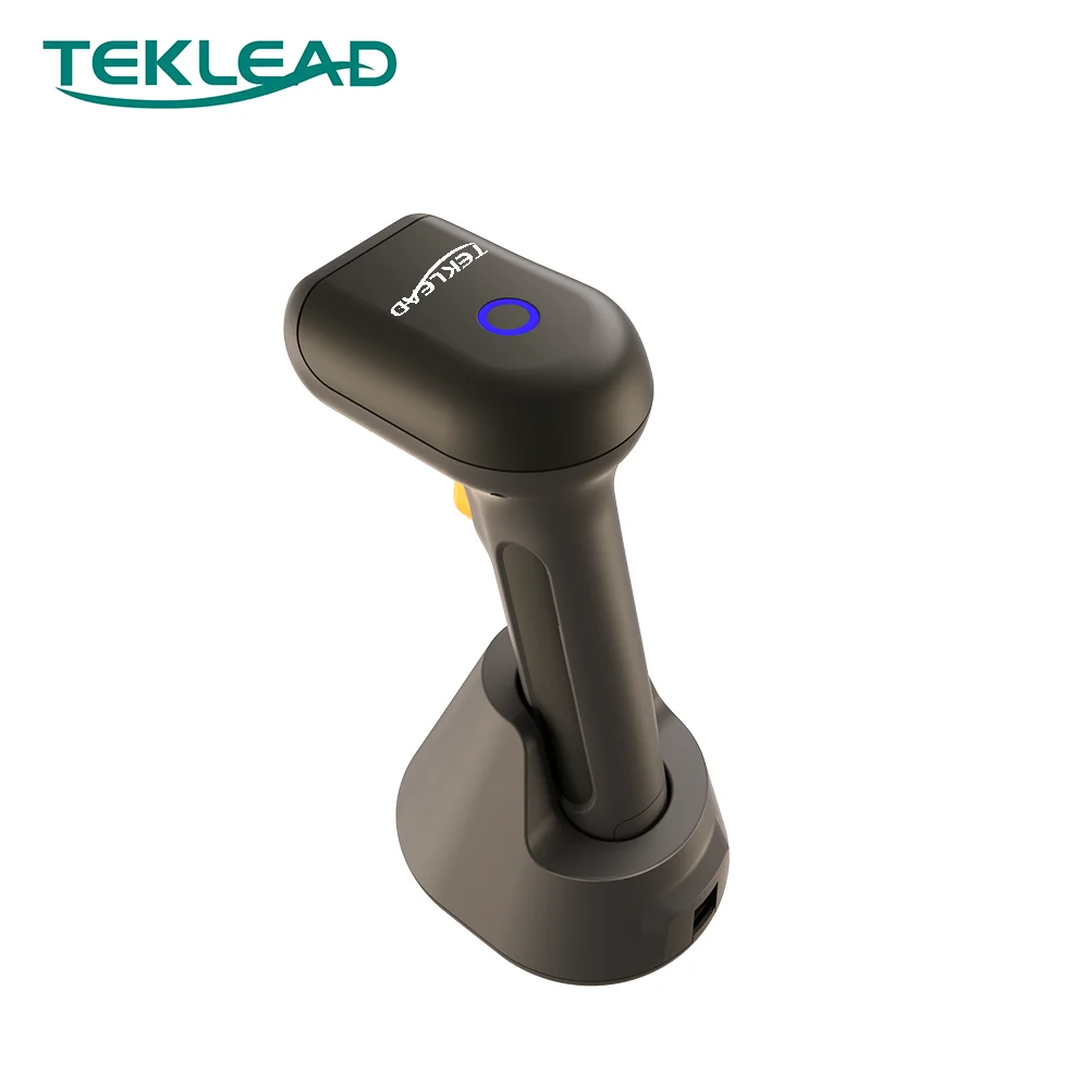 Фото TEKLEAD Ручной 1D 2D проводной USB Bluetooth улучшенный беспроводной сканер штрих-кода 2,4G для розничной торговли супермаркетом для логистики №4