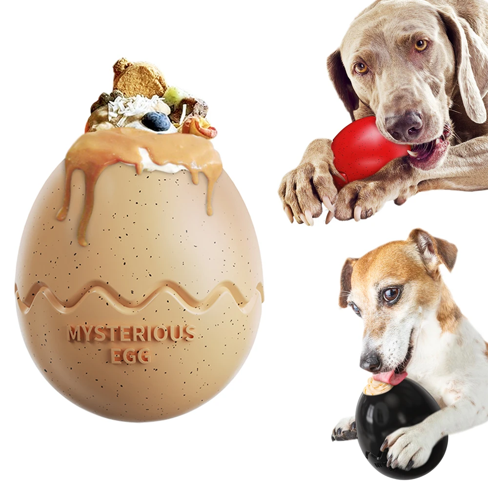 

Dog Toy Dinosaur Egg Shape Pet Slow Feeder Durable Chew Molar Teeth Toys For Small Large Dogs Bite Resistant Puppy Accessories