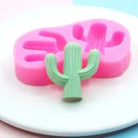 cactus plant fondant silicone mold mould cup cake decorating tools chocolate gumpaste mold sugarcraft kitchen accessories