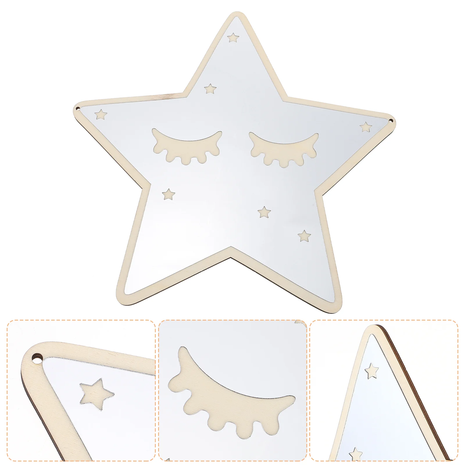 

Mirror Acrylic Wall Star Decor Pendant Hanging Room Shape Delicate Sticker Decal Setting Bohemian Decoration Kids Nursery Diy