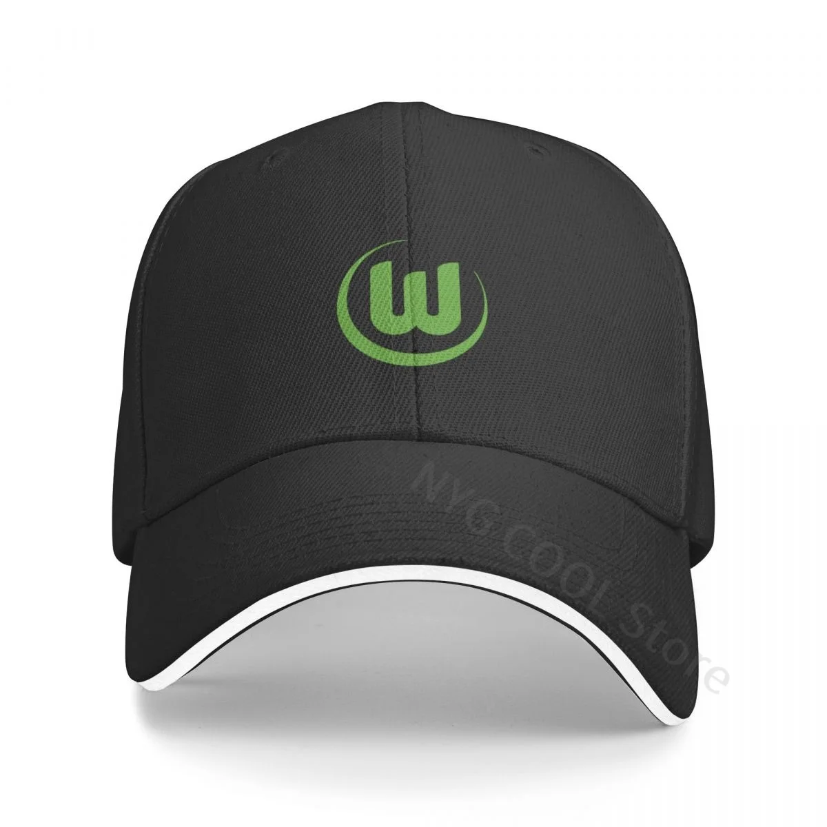 

VfL Wolfsburg Logo Baseball Cap Summer Unisex 2023 Casual Sandwich Baseball Cap Personalized Casual Hat
