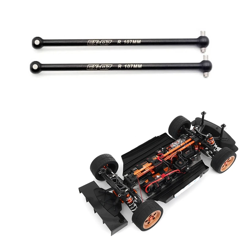 _ Металлический задний приводной вал Dogbone 8539 для ZD Racing EX-07 EX07 1/7 обновленные детали