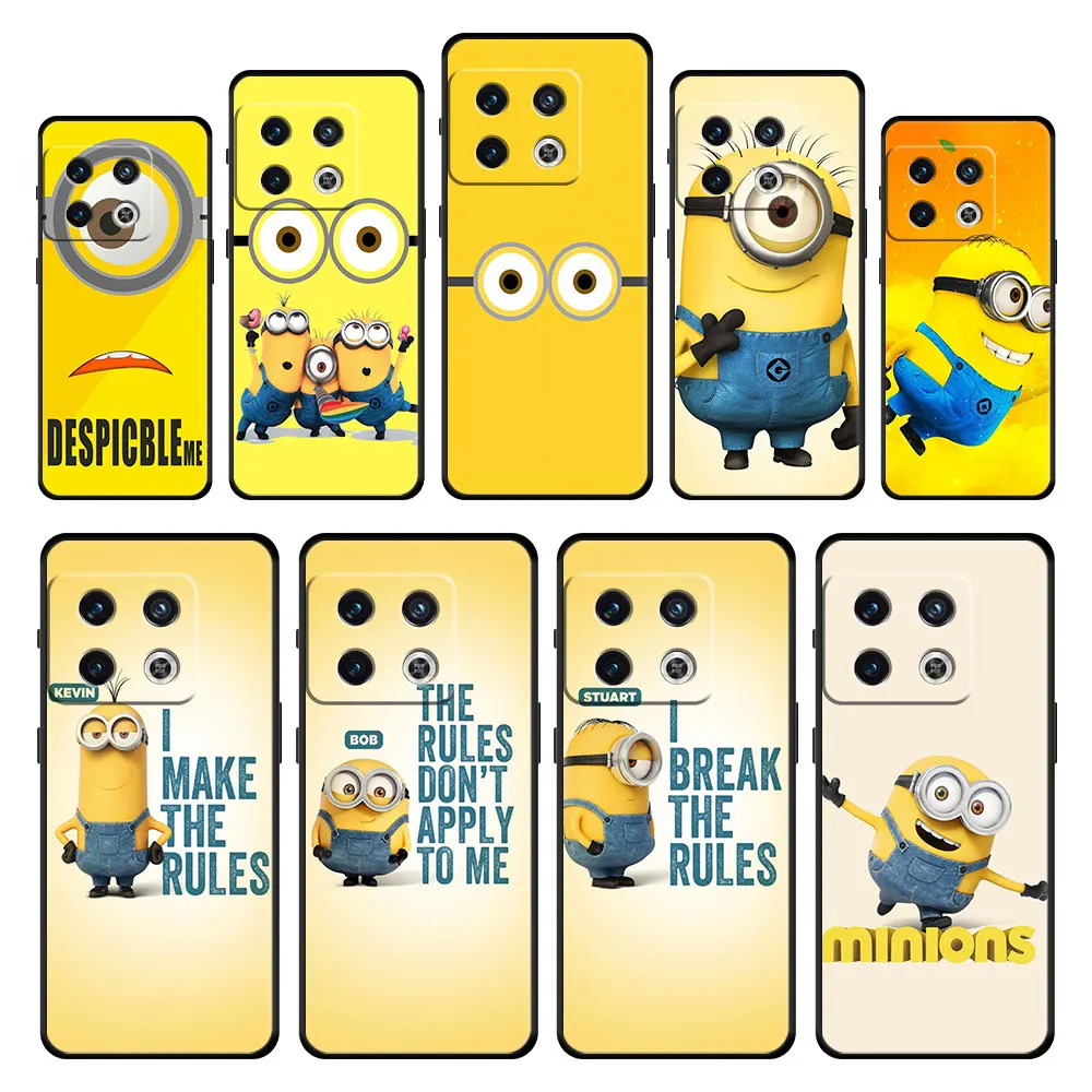 

Protection Matte Silicone Case Funda for OnePlus 9 9RT 8T 5G 9R 8 Pro 10 Pro 7T Nord 2 5G Despicable Me Minions Movie Celular