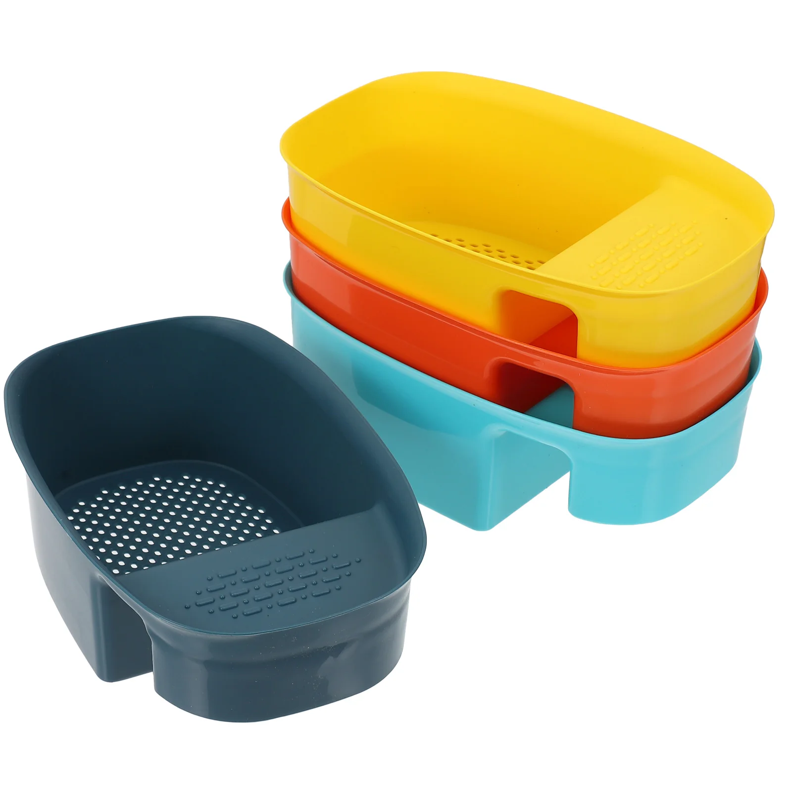 

4pcs Kitchen Sink Drain Baskets Sink Drain Holders Sink Storage Drain Baskets