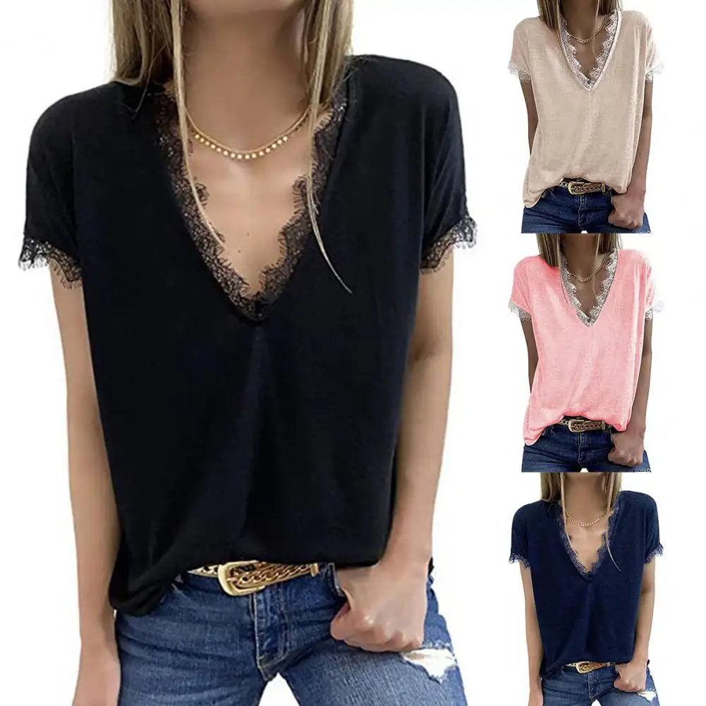 

Stylish Shirt Elastic Short Sleeve Women T-Shirt Women Fashion Casual T-Shirt