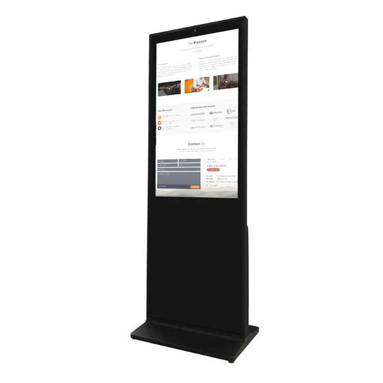 

43 inch Floor stand digital signage Advertising display monitor