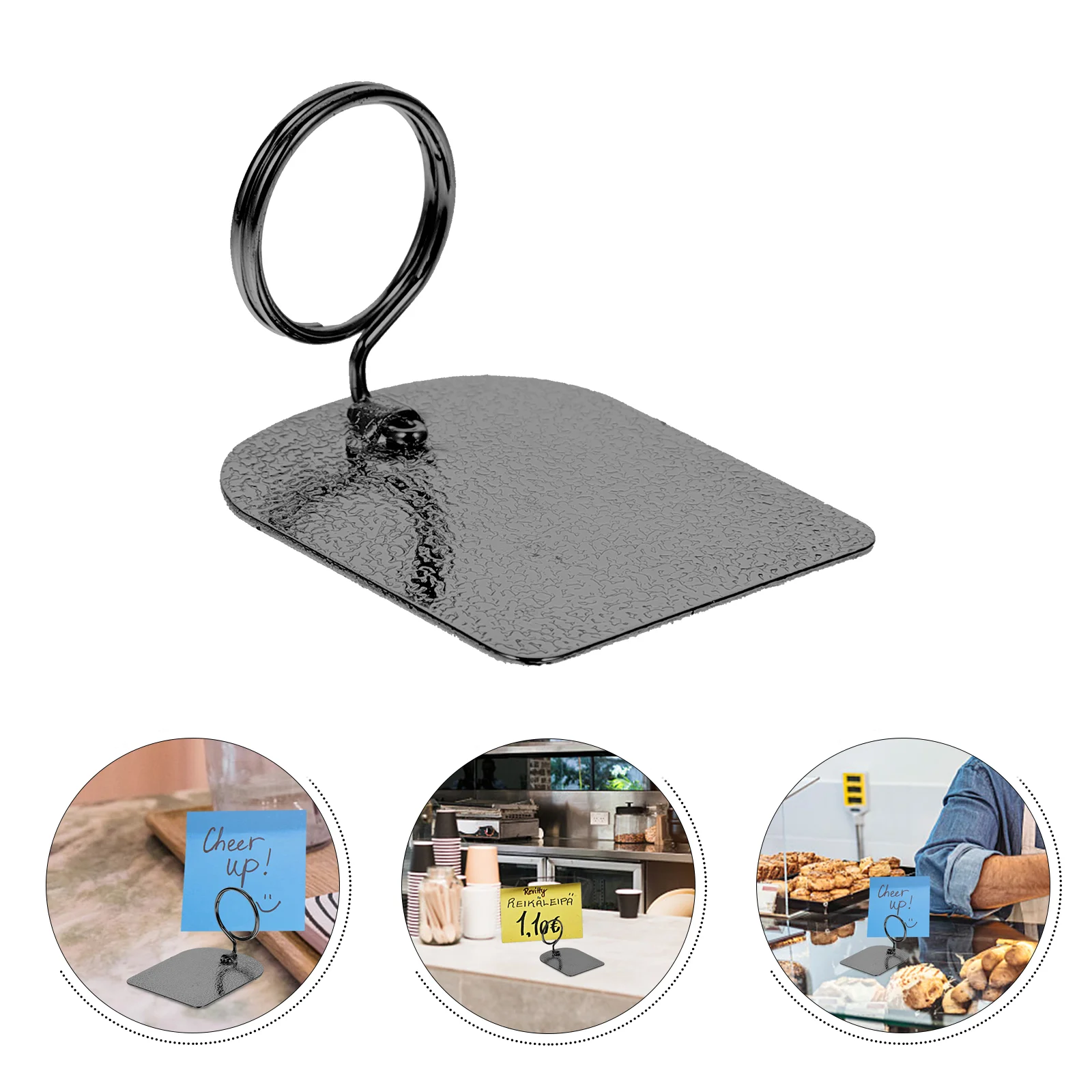 

3pcs Supermarket Price Tag Clamp Advertising Display Clip Price Cards Clip