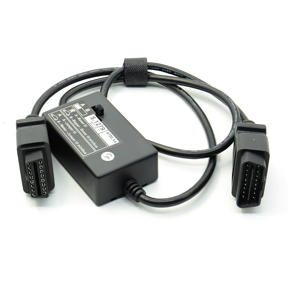 

Высококачественный Специальный для Φ PP2000 S1279 соединитель между Lexia 3 и Citroen / Peugeot новые автомобили. 1279 диагностический кабель