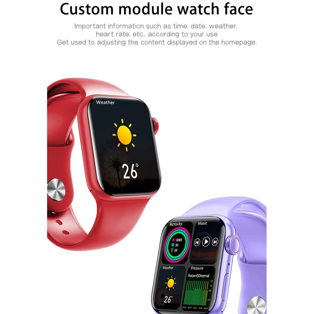 Smart watch smart M16 mini 38mm/New 2021 with full-size screen and Active Wheel (black) | Watches