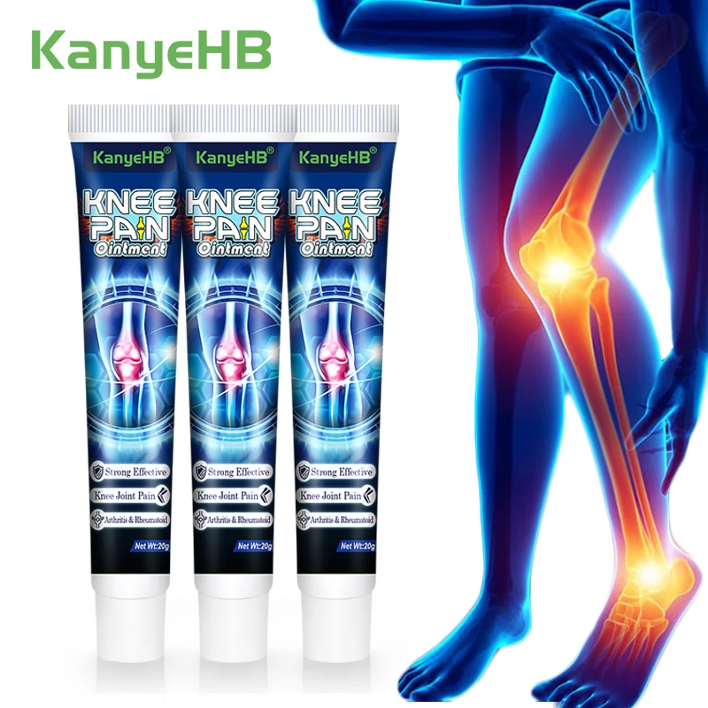 

2/4/6pcs Knee Pain Ointment Arthritis Rheumatoid Joint Pain Relief Relaxing Massage Traditional Chinese Medicine Herb Painkiller