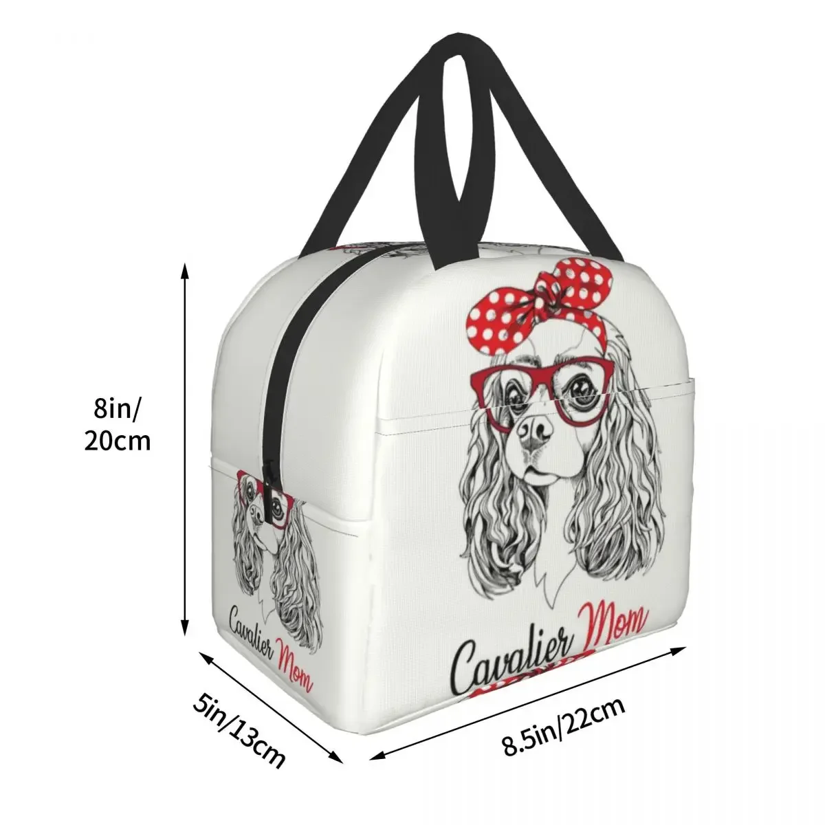 Портативный Ланч-бокс Cavalier King Spaniel для женщин водонепроницаемый