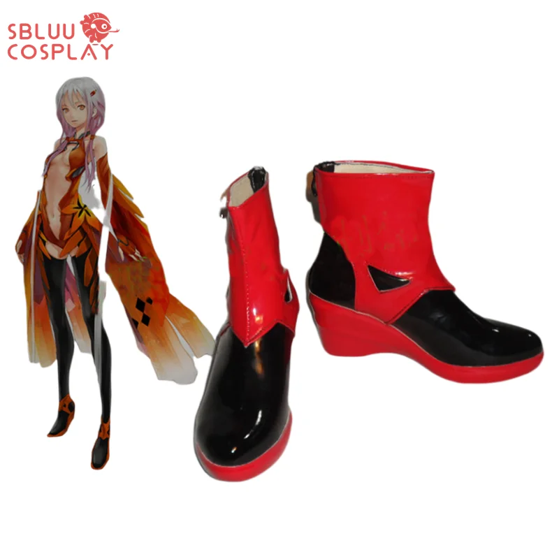 

SBluuCosplay Guilty Crown Cosplay Shoes Yuzuriha Inori Shoes Anime Party Boots Custom Made