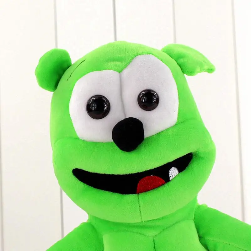 

Gummy Bear Plush Doll Green Cute Cartoon Stufffed Toy for Kids Girls Decor