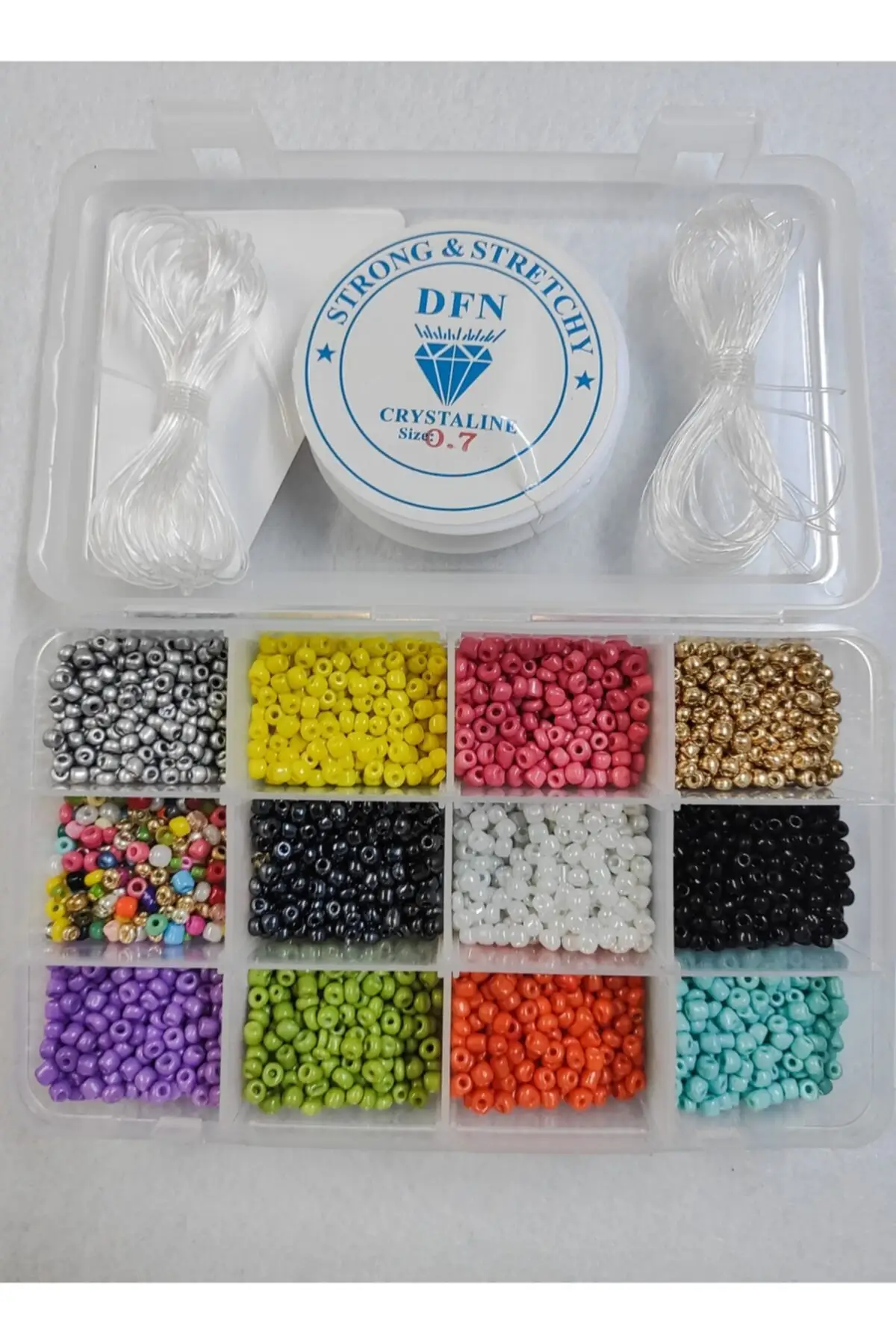 

Jewelry Making Material Sand Bead Set 12 Color