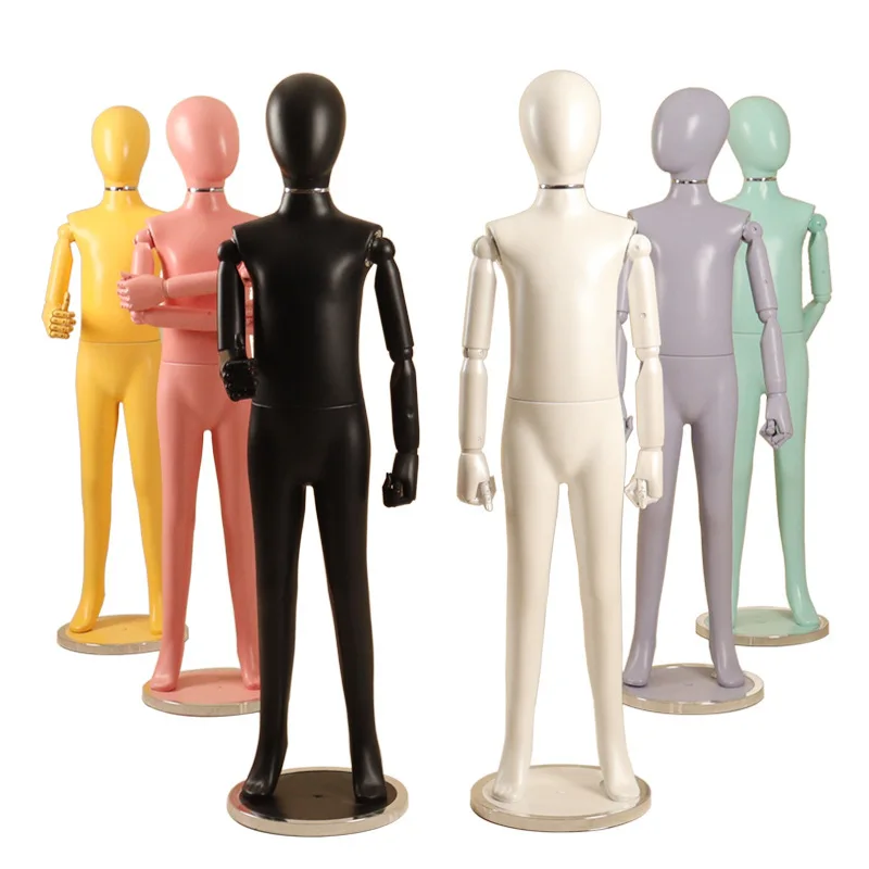 ABS Plastic Kids Full-Body Mannequin Torso for Window Clothing Display
