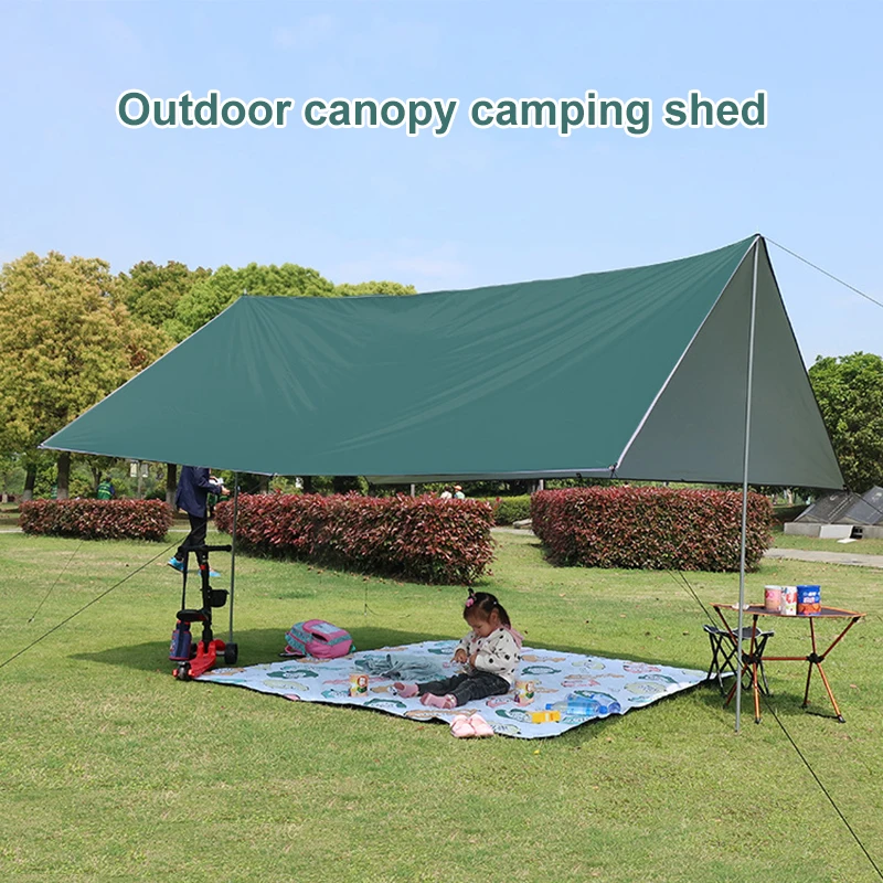 Awnings Waterproof Awning Shade Outdoor Camping Hammock  Sun Shelter Rain Pool tent GardenTent Canopy Travel Tarpaulin