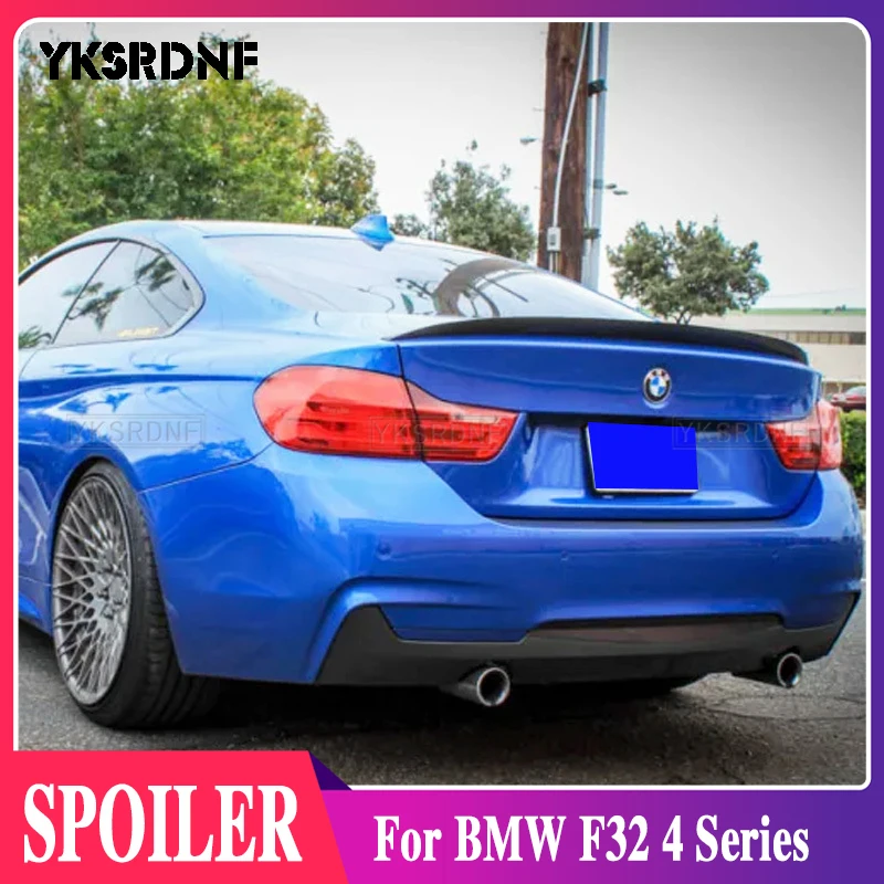 

F32 4 серии 428i 435i 2 Dr P-Style спойлер из АБС-пластика для заднего крыла для BMW 4-Series F32 2014-2020