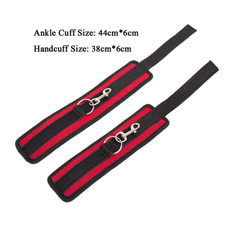 Erotic Under Bed Bondage Kit Slave Handcuffs Ankle Cuffs Sex Restraint Leg Open Wrist Bdsm Fixed Strap Adult Game Toys |