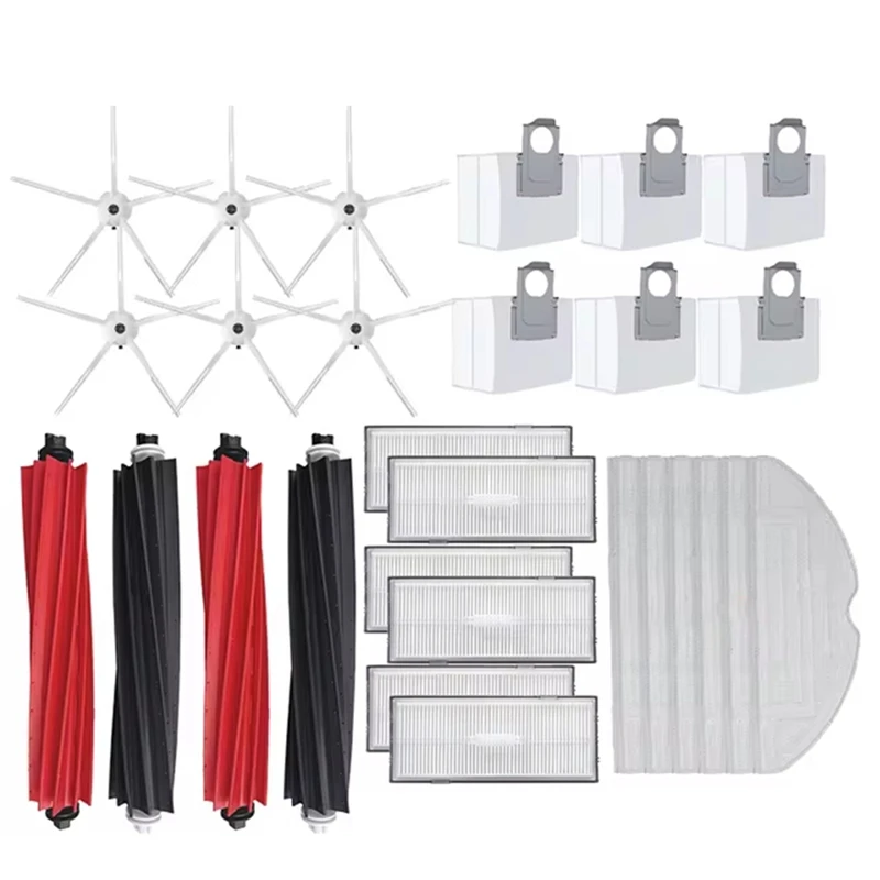 Для Roborock S8 + робот-пылесос основная боковая щетка швабра фильтр Hepa мешок для пыли