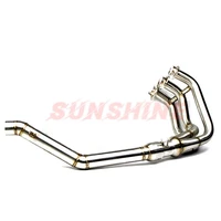 for mt09 fz 09 tracer motorcycle exhaust full systems motorcross front mid pipe modified muffler slip on mt 09 2014 2018