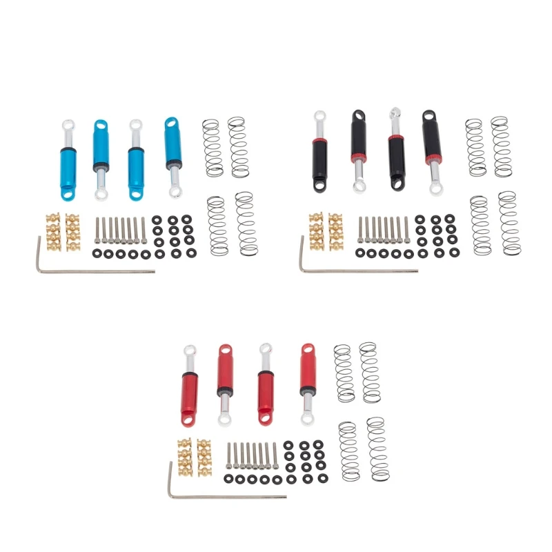 

Remote Control Model Car Shock Absorber A Set of Car Parts Metal Made Compatible with Axial SCX24 New 2022