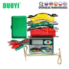 Megohmmeter 0-2000 Ом, реальный цифровой измеритель сопротивления заземления DY4100, инструменты для ремонта автомобиля, проверка электрика